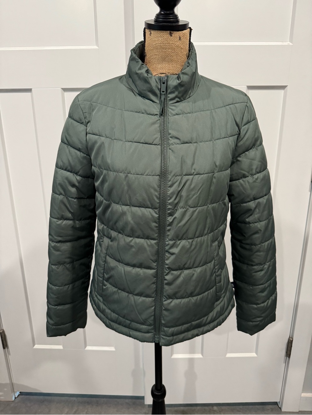Gap Women's Lightweight Quilted Jacket - Green